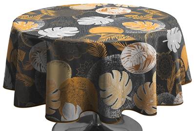 Nappe anti-taches <BR>Tropical noir