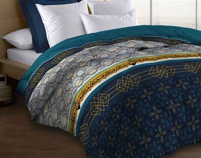 Couette double-face microfibre 220x240 - 550 grs/m2 - Biarritz