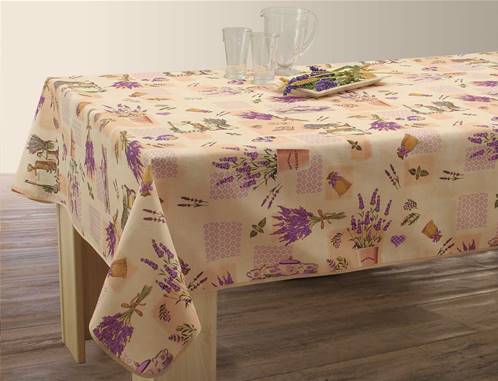 Nappe anti taches<BR>Lavande naturel