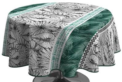Nappe anti-taches <BR>Feuillage vert