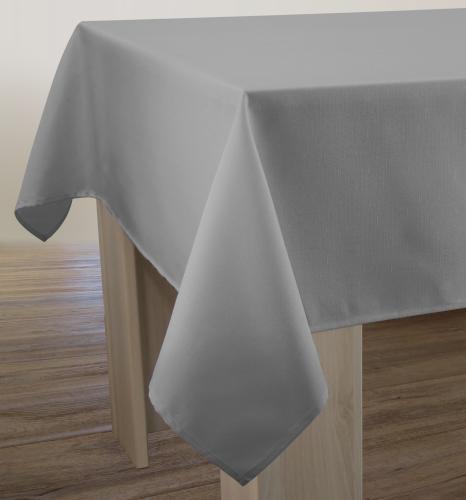 Nappe Unie - Effet lin - Gris