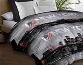 Couette double-face microfibre 220x240 - 550 grs/m2 - New-York