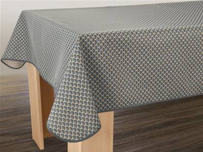 Nappe anti-taches <BR>Paon anthracite