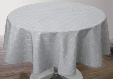 Nappe anti taches <BR> Geo gris