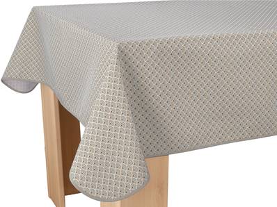 Nappe anti-taches <BR>Paon ficelle