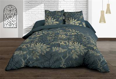 Parure 4 pièces 160<BR>Pur coton 57 fils <BR>Hevea