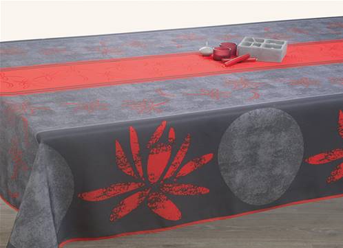 nappe anti-taches <BR>Lotus rouge