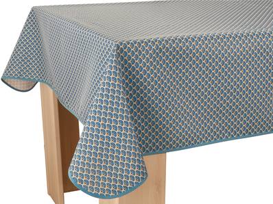 Nappe anti-taches <BR>Paon bleu