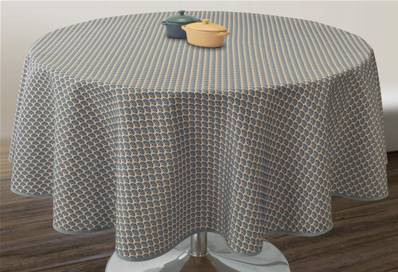 Nappe anti-taches <BR>Paon anthracite