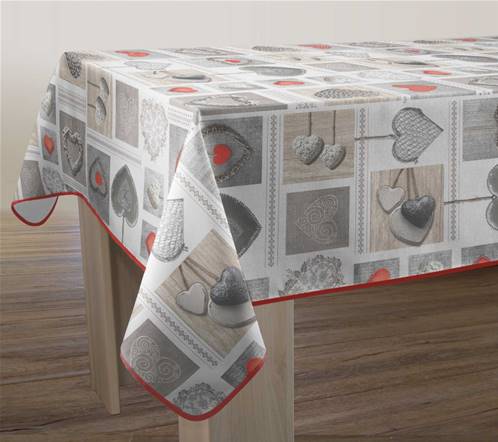 Nappe anti-taches <BR>Coeurs