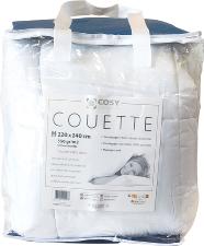 Couette blanche 500 grs - 220x240 cm