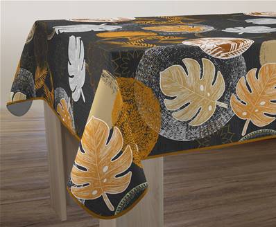 Nappe anti-taches <BR>Tropical noir