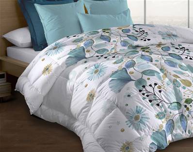 Couette double-face microfibre 220x240 - 550 grs/m2 - Bloom