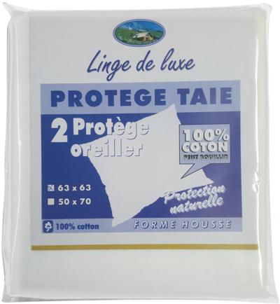 Lot de 2 Protège-oreiller molleton