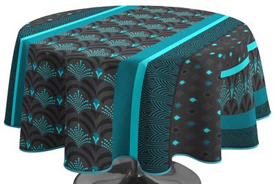 Nappe anti-taches <BR>Phenix bleu